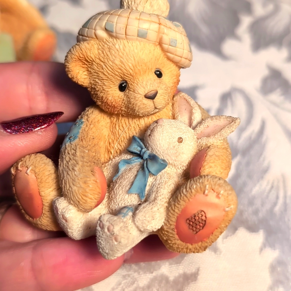 Set of 3 Bear figurines designed Priscilla Hillman - Picture 11 of 13